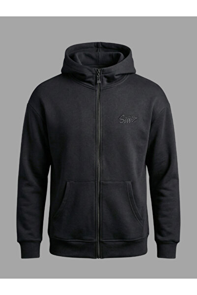 WAMOSSALAPLI Ανδρική χειμερινή ζακέτα με φλις εσωτερικά και φερμουάρ STVVD