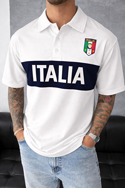 İLKCET MODA Italia Nakıs Unisek Oversize majica