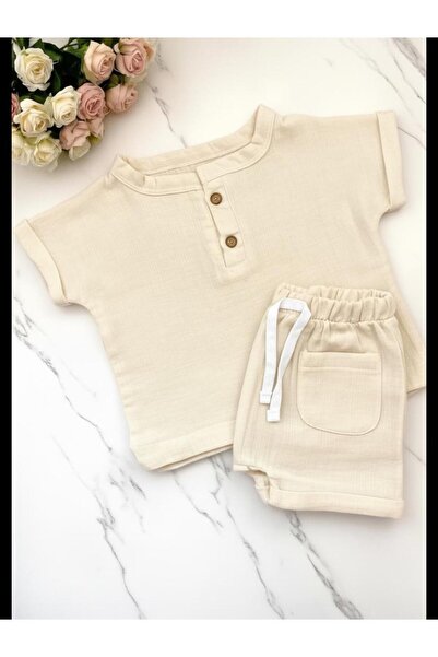 Necix's Altıntaş Baby Yumuşak Ve Nefes Alabilir Erkek Bebekler Için Müslin Ik...