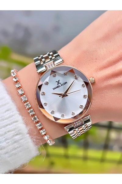 Daniel Klein Çelik Kordon Rose Gold Renk Kadın Kol Saati 2 Yıl Garantili+bile...