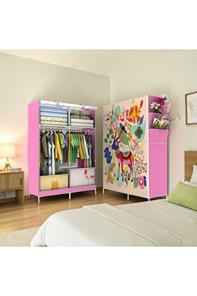 Vision Portable clothes organizer (wardrobe) - pink