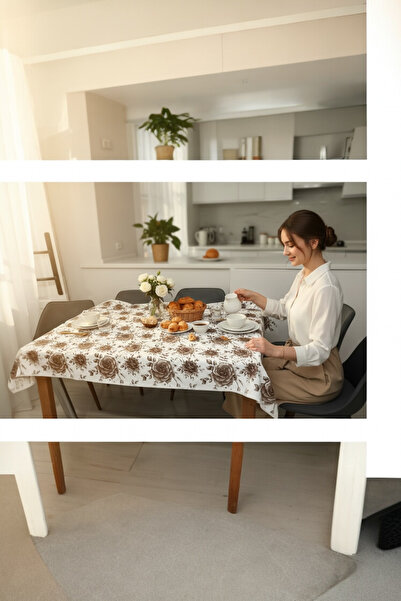 Muensu Muşamba Sofralık, Sofra Bezi, Naylon Masa Örtüsü, Deri Sofra Bezi, Lek...