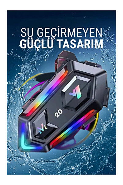 Genel Markalar Motosiklet Için Kask Kulaklık Işıklı Intercom Smith