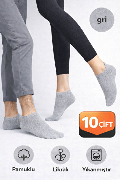 CALLAVI مجموعة من 10 جوارب قطنية للرجال