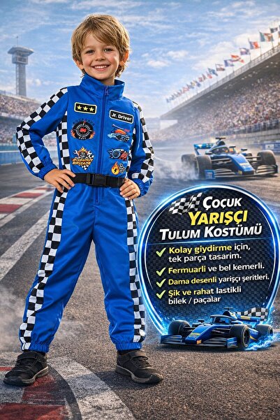 TOYFEST Set de costume pentru copii, de culoare albastră, pentru petrecerea d...