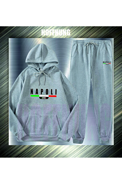 HOFFNUNG Unisex Casual Tracksuit Set Napoli Hoffning Outdoor Full Hoodie