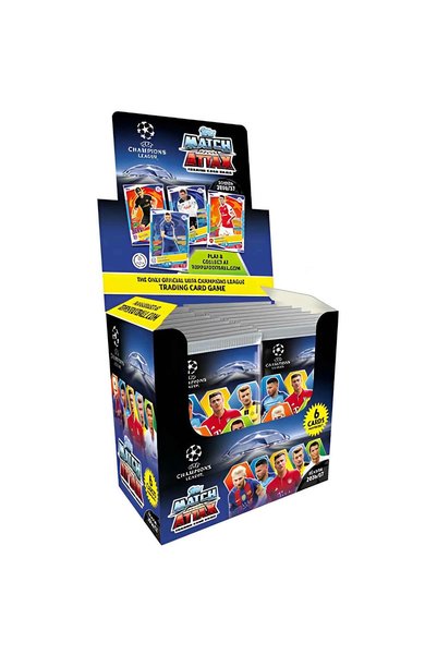 TOYFEST 8 PAKET (48 KART) Uefa Şampiyonlar Ligi 16/17 Match Attax Futbolcu Kartları