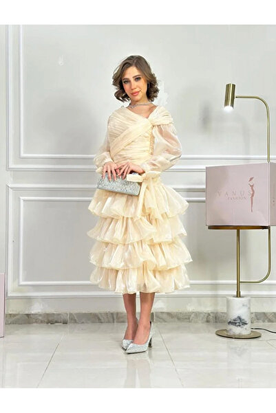 vanus fashion 7099 - فستان سهرة طويل