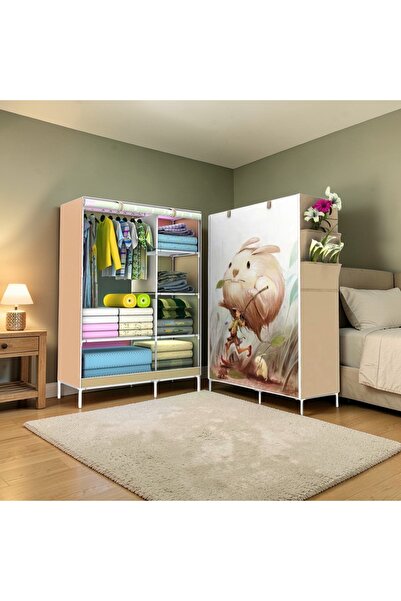 Vision Portable clothes organizer (wardrobe) - beige color