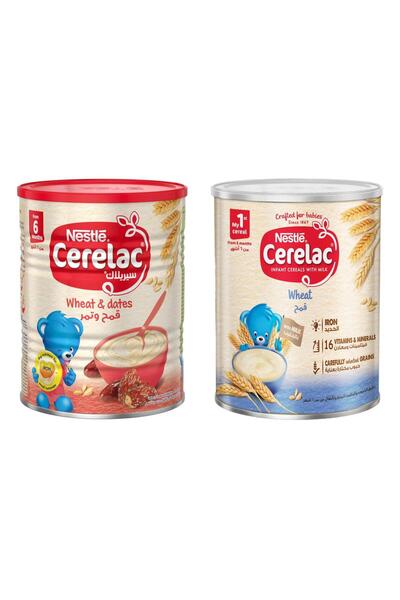 Nestle سيريلاك ماما القمح والتمر "بنكهة القمح والتمر" 400 جرام سيريلاك قمح 40...