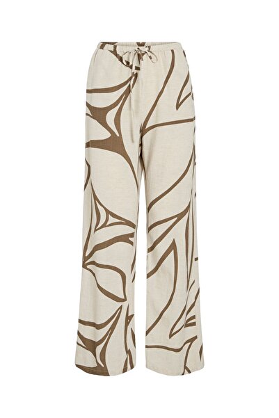 VILA Wide Leg Hose VIPRISILLA Mid-Waist