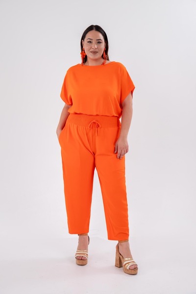 Roxxlen 333474 Γυναικεία Ολόσωμη Φόρμα με Τσέρινη Λεπτομέρεια στη Μέση, Πορτο...