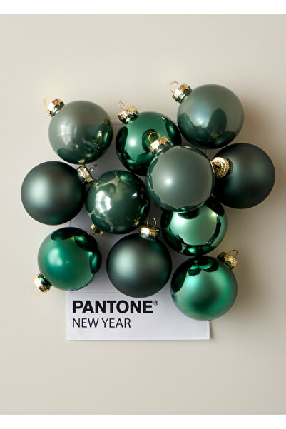 Bella Maison Christmas Dekoratif Süs 12'li Yeşil (6 cm)