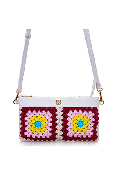 Desa Bordo Kadın Örgülü Omuz Çantası