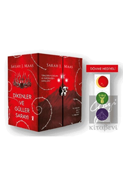 Dex Yayınevi Dikenler ve Güller Sarayı Kutulu Set (Dövme Hediyeli)