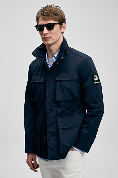 Lufian Jaxon Men's Coat Navy Blue