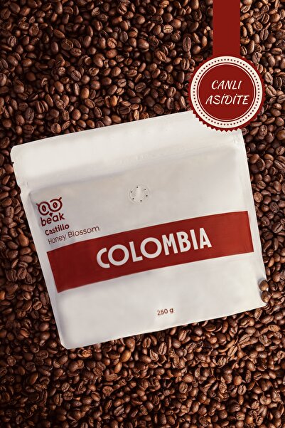 Colombia Honey Blossom Çekirdek Kahve 250 GR , %100 Arabica