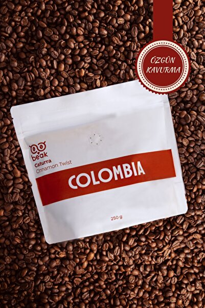 Colombia Cinnamon Twist Çekirdek Kahve 250 GR , %100 Arabica
