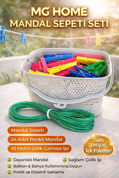 VENON SET VEŠALICA 👕 Korpa za vešalice 👕 24 vešalice 👕 10 metara čelične ž...