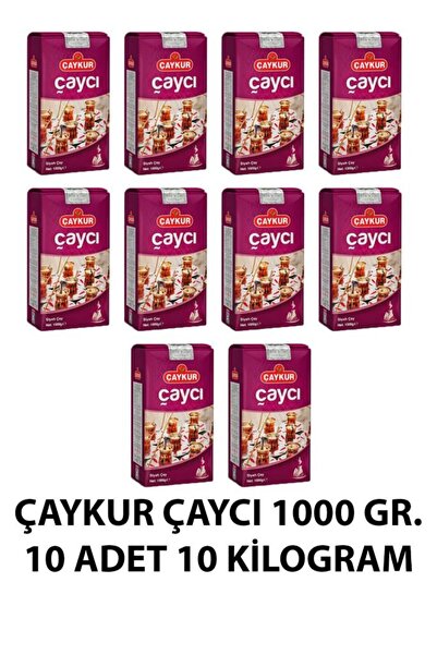 Çaykur Çaycı Dökme Çay 1 Kg 10 Adet