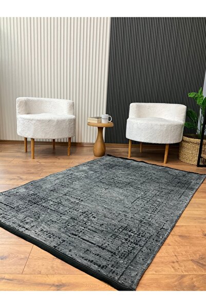 SARAZ HALI Şönil Dokuma Kayma Yapmaz Makinede Yıkanabilir Leke Tutmaz Kesme B...