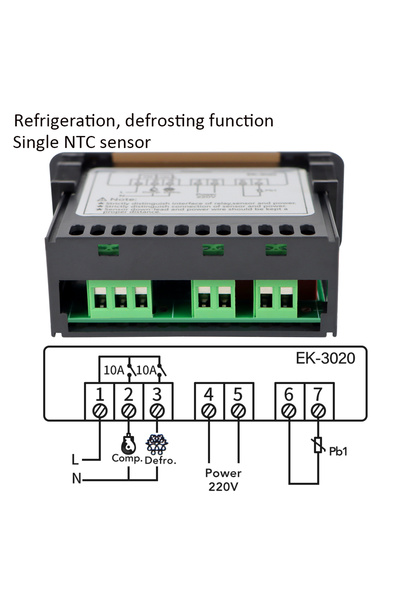 Choice EK-3020 EK-3010/EK-3020/EK-3030 LED ترموستات رقمي متحكم في درجة الحرار...