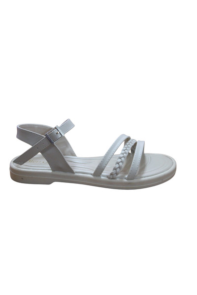 waykon Ψάθινη λεπτομέρεια, Με αγκράφα επίπεδη σόλα, καλοκαιρινό γυναικείο Σαν...