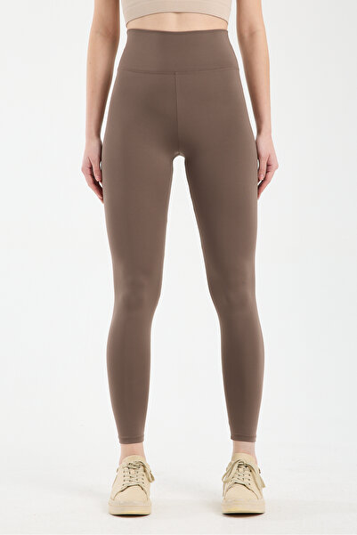 HDM Kadın Yüksek Bel Toparlayıcı Cappuccino Tayt - H4800