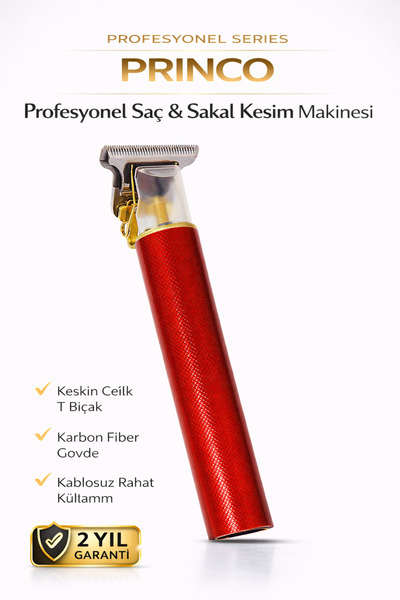 Princo PROFESYONEL SAÇ SAKAL TIRAŞ MAKİNESİ PR-504