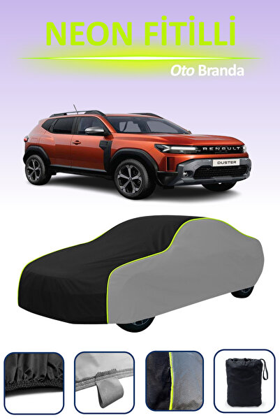 Cemku Shade رمادي-أسود-رمادي [رينو داستر] مشمع سيارة متوافق مع حبال النيون، م...