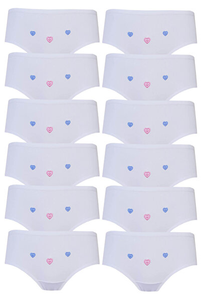 Hepsine Rakip Tutku devojčice tanke strukove vezeni bato gaćice 12-pakovanje ...