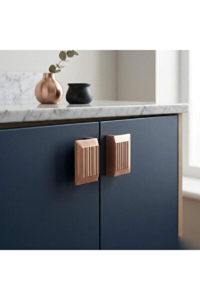 System Düğme Mobilya Kulbu Rose Renk 32mm Kulp 1 Adet (SY9060 0032 RS)