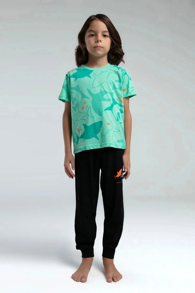 Rolypoly Σετ πράσινη πιτζάμα για αγόρι