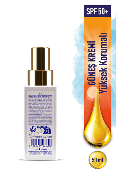 Eda Taşpınar Yüz Güneş Kremi SPF 50+ – Yüksek Koruma & Günlük Kullanım İçin Uygun 50 ml