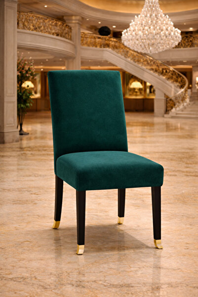 Akbal Home Sandalye Kılıfı 6 Adet Standart İtalyan Nubuk Kumaş Yüksek Kalitel...