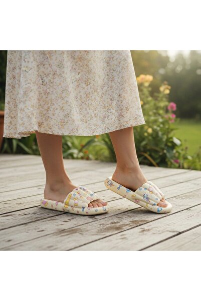 OEM Papuci veseli dama, cu model dragut, cu platforma, din material EVA, H675