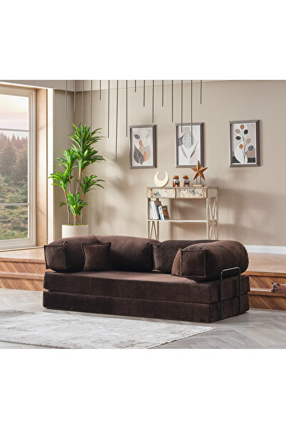 Dekoport Comfort 180cm Kanepe Yatak Olabilen, Fitilli Kadife, Yıkanır, Silini...