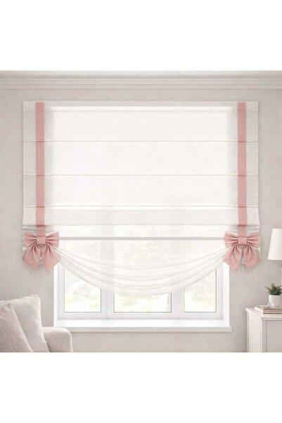 perastore Katlamalı Keten Tül Perde – Biyeli ve Fiyonk Detaylı Özel Tasarım