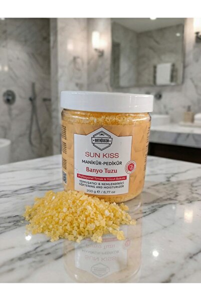 Bathqueen Sun Kıss Manikür Pedikür Banyo Tuzu 200gr (EPSOM SALT)