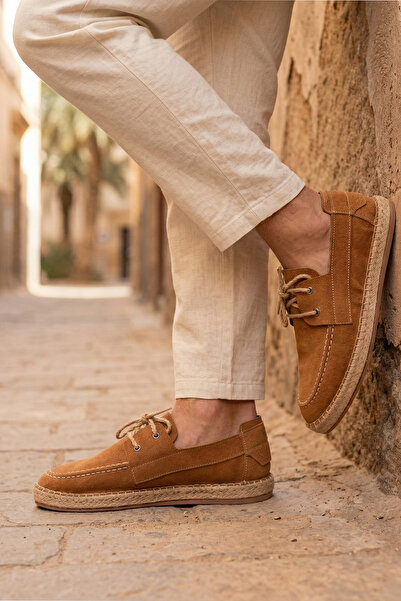 by selvi Lukka Shoes Espadrile pentru bărbați din piele artificială, maro, cu...