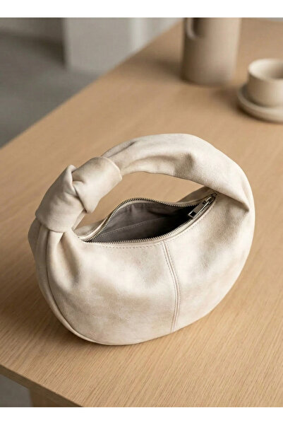 Çanta Trend Women's Beige Color Leather-Look Jordi Clutch Bag