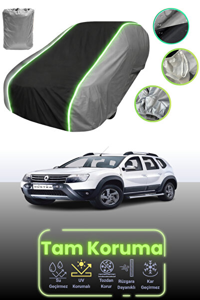 Dokaca Neo غطاء حماية للسيارة باللون الرمادي والأسود والرمادي النيون قماش مجد...