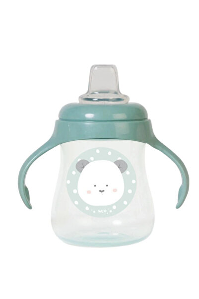 saro Mint Green - Drip-Free Slow Flow Cup with Handle