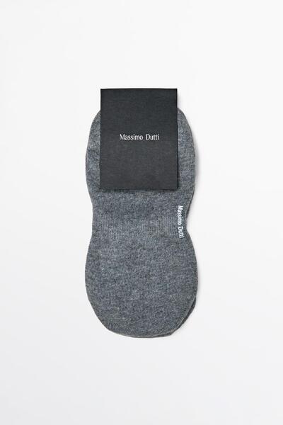 Massimo Dutti 3’lü pamuk karışımlı görünmez çorap paketi