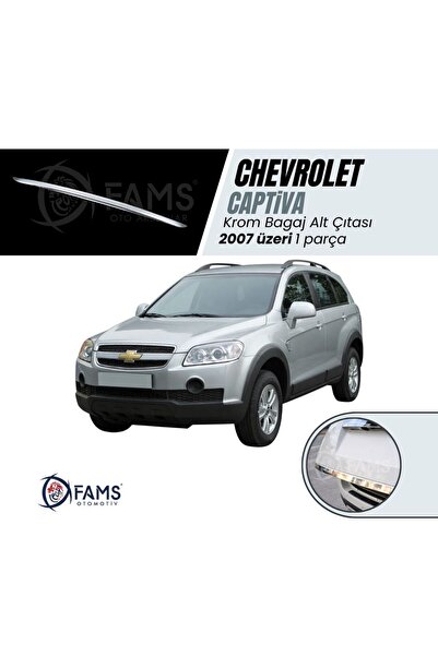 FAMS OTO AKSESUAR Chevrolet Captiva Krom Alt Bagaj Çıtası 2007 Üzeri P. Çelik