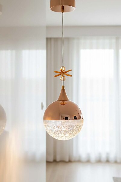 TERRA LIGHTING Lüks Tasarım Asya Led Avize, Mutfak Salon Hol Oda Sarkıt Led A...