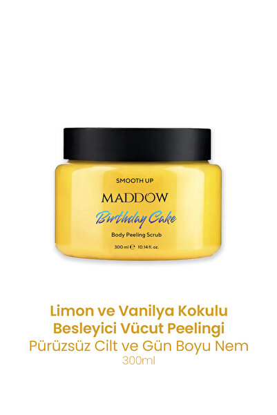 Maddow Cosmetics Ölü Deri Arındırıcı Soyucu Etkili Tuz Peeling Scrub Vanilya ...