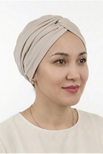 Jusmart Bež čvorovani spoljašnji šešir, gotov za nošenje ◆ Pogodan za svakodn...