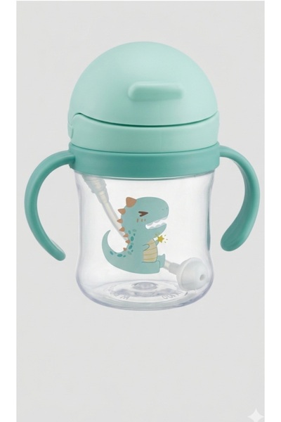 Digermak Suaygırı Pipetli Alıştırma Bardağı Su Bardağı Suluk