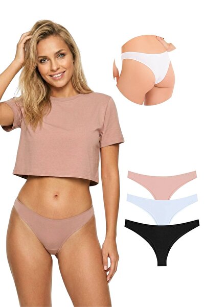 Newlilla 10030 Brazilia și chiloți 3 piese pentru femei 10030-v3
